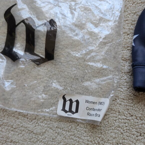 NEW Wattie Ink Tri Top Team RWB Contender Race Bra Women's XS Small sports run - Picture 10 of 10